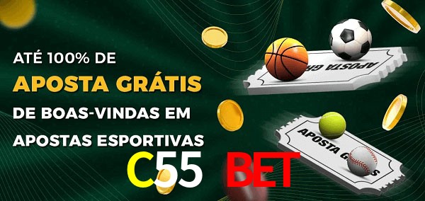 C55 Bet Ate 100% de Aposta Gratis