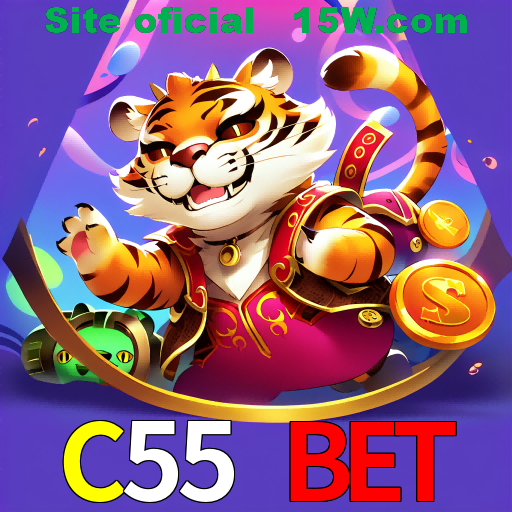 Imagem promocional da C55 Bet mostrando a plataforma e suas vantagens